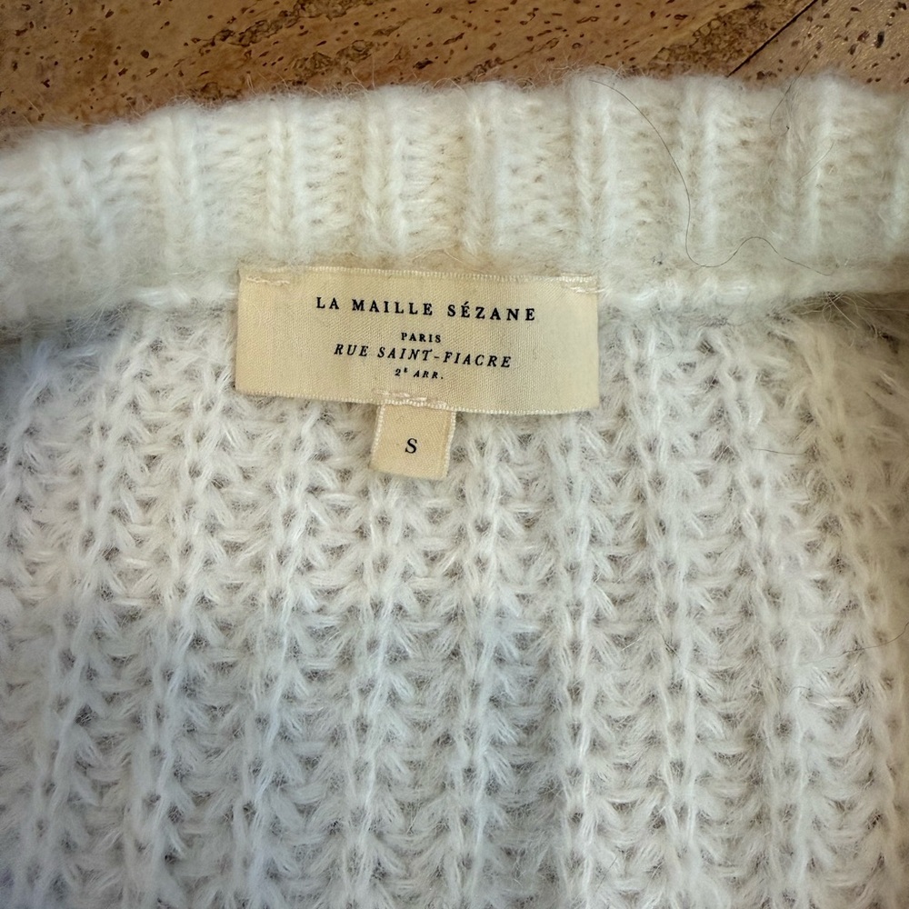 Sezane Emile Cardigan S Ecru - Picture 11 of 13